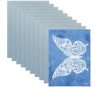 BENECREAT 100 Pieza de Papel para Impresión Solar, Papel Cianotipia Papel para Dibujo Solar, Papel de Impresión de Naturaleza Sensible para Proyectos de Manualidades Y Prensado de Flores