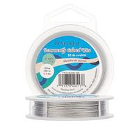 BENECREAT 10m 0.8mm Alambre de Acero Inoxidable (Gris) Cable Metálico Trenzado por 7 Hilos Accesorios de Manualidad para Diseño de Bisutería