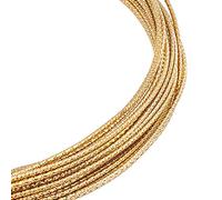 BENECREAT 10m 0.8mm Alambre de Cobre Texturizado con Textura Alambre Manualidad Trenzado Grabado para Hacer Anillos, Envoltura de Abalorios Y Otras Manualidades de Joyería