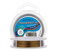 BENECREAT 10m Alambre de Cobre Cable Metálico Accesorios de manualidad para Diseño de Bisutería - Bronce Antiguo Calibre 20