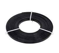 BENECREAT 10m Alambre Plano de Aluminio 5mm de Ancho Alambre de Bisutería Accesorios Metálicos para Manualidad de Artesanía - Negro