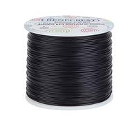 BENECREAT 150m 1mm Alambre de Aluminio Mate Hilo Metálico para Fabricación de Artesanías Alambre de Manualidad de Aluminio Calibre 18 Negro
