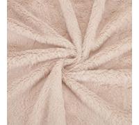 BENECREAT 160 x 50 cm Tela de piel sintética con pelo corto, tela de piel precortada para manualidades, color blanco antiguo, parches de piel peluda para disfraces, ropa, alfombras, cojines,