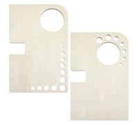 BENECREAT 2 Soporte Portátil de Madera para Libros de Dibujo, Mini Caballete para Cuaderno de Bocetos, Tablero de Dibujo Compacto para Organizador de Pinceles para Cuaderno de Bocetos A6