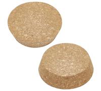 BENECREAT 2 tapones de corcho cónicos, 85 ~ 100 mm, tapas de botellas de corcho de madera blanda natural para vinos, botellas decorativas, vasos, arte, manualidades
