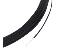 BENECREAT 20 m hilos florales negro hilo de sombrerería cubierto de algodón de 1,5 mm hilos de varilla de hierro para manualidades de floristería suministros de costura accesorios de fabricación de