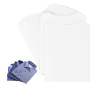 BENECREAT 20 PCS Insertos de Camisa de Cartón Blanco, Forro Plegable de 34.1x25.8 cm para Inserciones de Embalaje de Bricolaje, Organización de la Ropa, 0.5 mm de Espesor