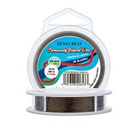 BENECREAT 200m 0.15mm Alambre de Cobre Alambre Manualidad Cable Metálico Alambre Flexible para Diseño de Bisutería - Color Bronce Antiguo