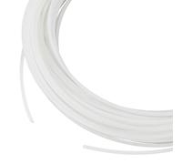 BENECREAT 25 m de tira de plástico PE para modelar, 3 mm, cordón de refuerzo de plástico blanco para ganchillo, tejer o recortar en prendas de vestir cojines