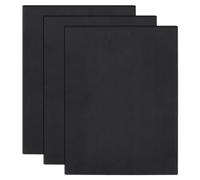 BENECREAT 3 hojas de espuma negra de 3 mm, 30 x 40 cm, placa rectangular de PVC para montaje de carteles, manualidades, modelado, arte, exhibición, proyectos escolares