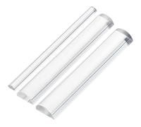 BENECREAT 3 Lupa Acrílica de 155mm, Buscador de Mahjong con Claridad Cristalina, Herramienta Óptica para Noches de Juegos En Familia Y Lectura de Cartas, Negro