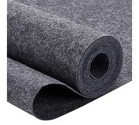 BENECREAT 3 m x 40 cm Rollo de tela de fieltro de 0,1 cm de grosor, fieltro gris oscuro, fieltro de poliéster para manualidades, acolchados, costura, vestidos,DIY-WH0146-04V-EU