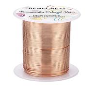 BENECREAT 30m 0.8mm Alambre de Cobre para Joyería, Resistente Al Deslustre Alambre de Cobre para Abalorios para Manualidades