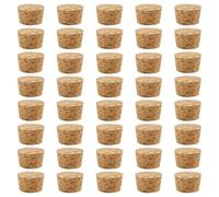 BENECREAT 40 tapones de corcho cónicos, 17 ~ 21 mm, corcho de repuesto para botellas de cristal, manualidades y decoración del hogar, proyectos de bricolaje, sellado hermético