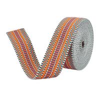 BENECREAT 5 Yardas / 4.5m Jacquard Morado Oscuro Correa de 38 mm de Ancho Correa de Poliéster para Coser Cinta Tejida para Accesorios de Ropa