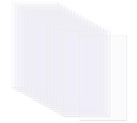 BENECREAT 50 hojas de acetato transparente resistentes al calor, láminas de plástico PET transparente de 11.7 x 6.5 pulgadas, para proyectos de manualidades, tarjetas, álbumes de fotos, fabricación de