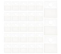 BENECREAT 50 Percha Adhesiva para Cuadros de Cartón Pluma, Adhesivos para Colgar Cuadros de 64x47.5mm para Fotos, Arte Pintura Colgando, Accesorios para Colgar En la Decoración del Hogar
