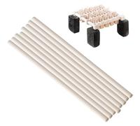 BENECREAT 8 Unids Soporte de Quema Colgante de Joyería de Cerámica, Varilla Ardiente Colgante para Horno de 10x0.35 cm, Palos Colgantes de Cerámica para Cuentas de Porcelana., Fabricación