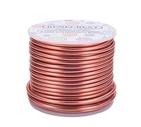 BENECREAT - Alambre de Aluminio anodizado para bisutería, diseño Floral, Color Aluminio