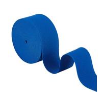 BENECREAT Banda Elástica de Costura de 8 m Banda Elástica Plana de Poliéster de 50 mm de Ancho para la Costura de la Ropa de Cinturones y Pantalones Azul Real