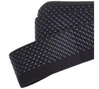 BENECREAT Banda Elástica de Silicona Antideslizante 6m, Pinza con Respaldo de Silicona de Punto de Cinta Eastic de Poliéster de 51mm de Ancho para Proyecto de Costura, Negro de 2 mm de Espesor