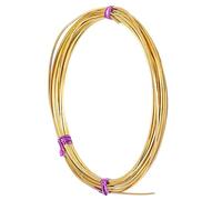BENECREAT Cable Cuadrado de Latón de6 mm de 1 m, Alambre Suave para Joyería, Alambre Artesanal de Metal para Fabricación de Joyas, Pulseras Y Collares, Modelo de Trabajo Artesanal Hecho A Mano