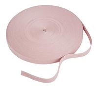 BENECREAT Cinta de Sarga de Algodón Color Salmón Oscuro de 45.72 m, Cinta de Sarga de Algodón de 15mm de Ancho para Coser, Envolver, Hacer Manualidades