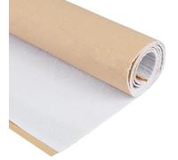 BENECREAT Entretela de Algodón de 4.5mm, Entretela Autoadhesiva de 49x106cm para Acolchar, Accesorios de Costura, Guata de Algodón