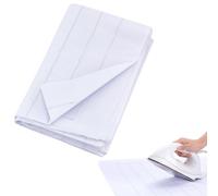 BENECREAT Entretela Termoadhesiva de 5x1.2 m con Diseño de Cuadrícula No Tejida para Planchar, Tela de Polipropileno Blanco para Forro, Ideal para Costura Y Manualidades.