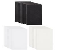 BENECREAT Juego de 50 piezas de papel prensado de flores, 10 piezas de papel absorbente, 10 esponjas, 30 piezas de papel secante para forros para accesorios de prensado de flores, manualidades con