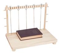 BENECREAT Juego de marcos de costura de madera, 40 x 25 x 32 cm, marco de costura para encuadernación, suministros de encuadernación a mano para libros hechos a mano, manualidades