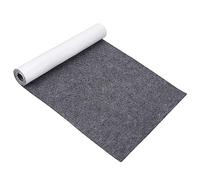 BENECREAT Lámina de Fieltro Autoadhesivo para forrar estantes,Posavasos, Cajas,Marcos de Fotos, Patas de sillas, 40 cm x 2 m x 1 mm de Grosor, Gris
