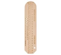 BENECREAT Regla De Ganchillo De Madera, Formas De Tejer Medias De 31x7 Cm, Forma De Calcetín Tejida A Mano para Calcetines, Prendas De Punto, Prendas De Punto, 3 Mm De Grosor
