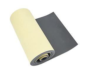 BENECREAT Rollo de Espuma Autoadhesiva 200x30cm Cinta de Espuma EVA Gris 3mm de Espesor con Respaldo Adhesivo para Suministros de Manualidades, Halloween, Cosplay, Álbum de Recortes