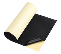 BENECREAT Rollo de espuma EVA autoadhesivo negro de 118 x 7.87 pulgadas, hoja de goma de espuma impermeable de 1 mm de grosor para proteger muebles, relleno de huecos, disfraces y otros proyectos de