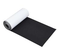 BENECREAT Tela de Fieltro Autoadhesiva Negra 25cmx4m, Revestimiento de Fieltro para Joyero para Revestimiento de Caja, Esteras de la Taza, Marcos de Cuadros, Patas de Silla, 1 mm de Espesor
