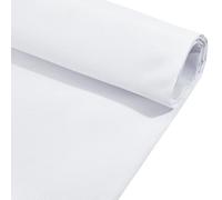 BENECREAT Tela de punto de cruz de poliéster de 18 quilates, 1 x 1,5 m, tela blanca Aida para bordado de manualidades, costura hecha a mano, manualidades