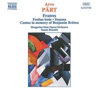 Arvo Pärt / Benedek – Fratres / Festina lente / Summa – CD – Importación USA – NAXOS