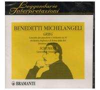 Benedetti Michelangeli: Grieg Concierto para Piano op.16, Schumann Carnevale di Vienna op.26, Orquesta Sinfónica de Roma [CD de