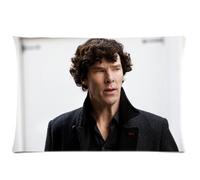 Benedict Cumberbatch Custom Pillowcase Covers Zippered Pillow Cushions Cases 20x30 (Two sides)