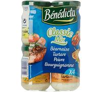 Bénédicta Mezcla Clásica 4 Salsas Bearnesa, Tartare, Poivre, Bourguignonne 4 X 80 G