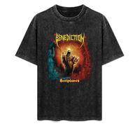 Benediction Scriptures T-Shirt Printed tee Graphic Top for Men Black Shirt 3XL