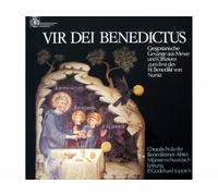 Benediktinerabtei Münsterschwarzach - VIR DEI BENEDICTUS 1980 Klappcover ORBIS # 30 917 9 Gregorianische Gesänge aus Messe und Offizum zum Fest des hl. Benedikt von Nursia, Choralschola der Benediktiner-Abtei Münsterschwarzach, P. Godehard Joppich