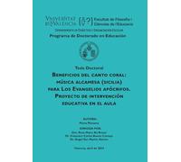 Beneficios del canto coral: musica Alcamesa (Sicilia) para los evangelios apócrifos. Proyecto de intervención educativa en el aula