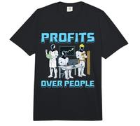Beneficios sobre Personas Divertido Anti Multimillonario Capitalismo Meme Comfort Colors Adult Heavyweight T-Shirt