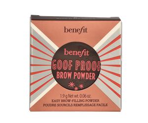 Benefit Goof Proof Brow Powder 5 Warm Black-Brown Maquillaje de cejas 1.9 g