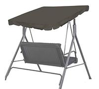 BenefitUSA Canopy Only - Toldo de Repuesto para Columpio de Patio al Aire Libre, Cubierta Superior de Porche para Muebles de Asiento (Gris Pardo)