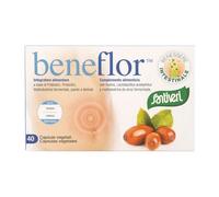Santiveri Complemento Beneflor – Prebióticos y probióticos – 40 cápsulas vegetales