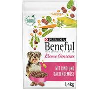 Beneful Comida Seca para Perros Kleine Genießer para Razas pequeñas, con Vacuno, 6 Unidades (6 x 1,4 kg)