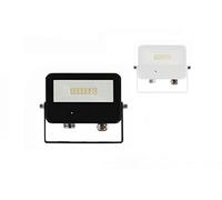 BENEITO FAURE - Foco proyector exterior plano (10 W, IK08 IP65, blanco o negro de 4000 K), color negro